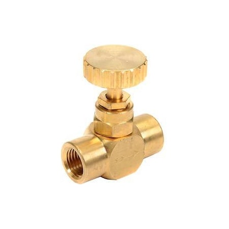 Weiss Instruments 1/4" NPT Brass Needle Valve 25NVBR